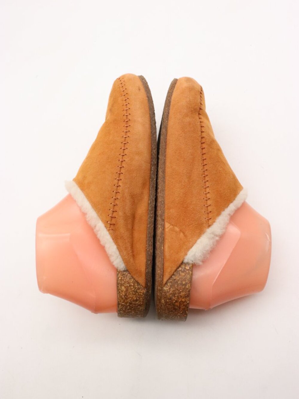 Jenni Kayne Shearling Lined Women's Size EU 38 Brown Slip On Moc Clogs - Picture 6 of 10
